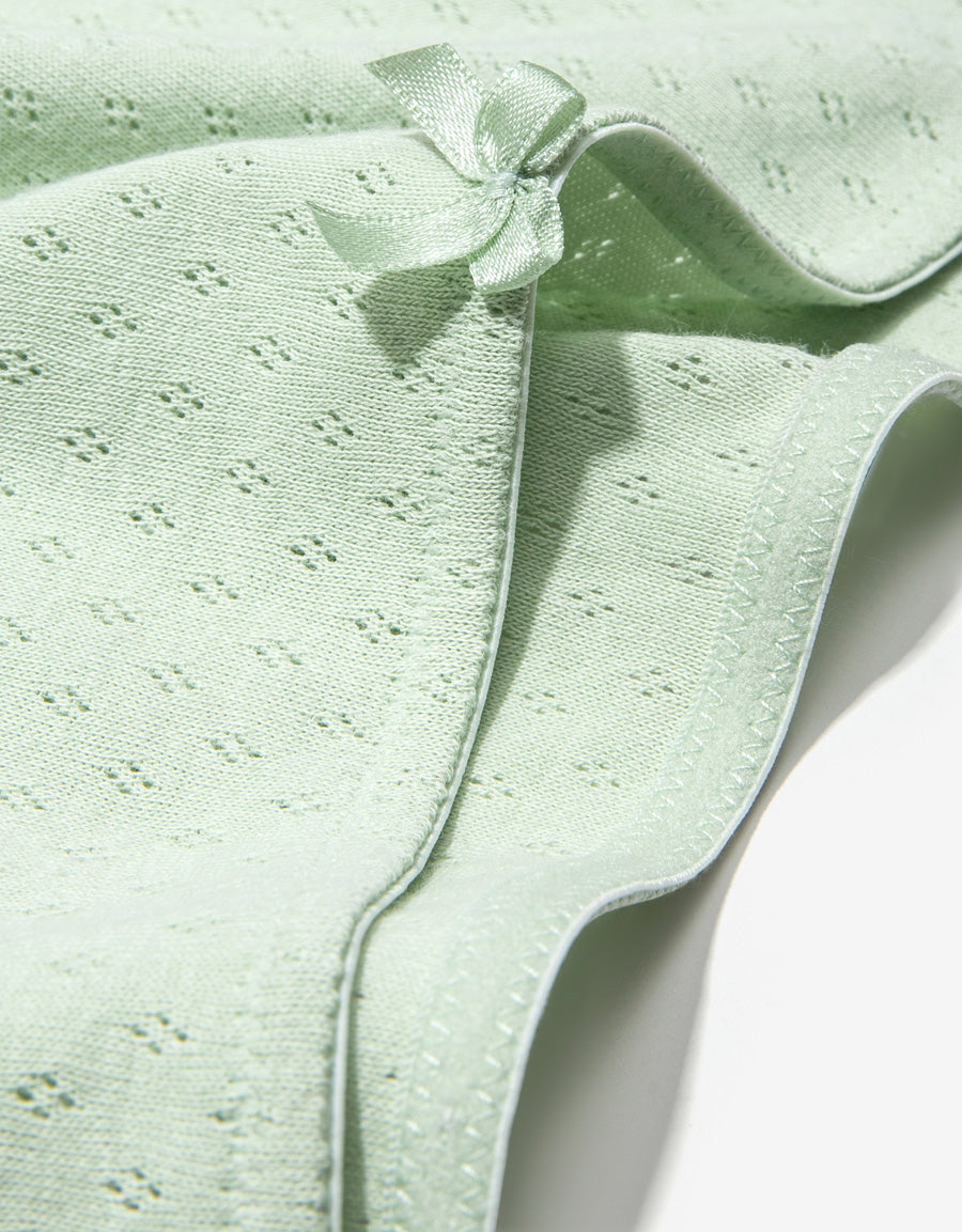 Cotton Bikini Panty in Light Green