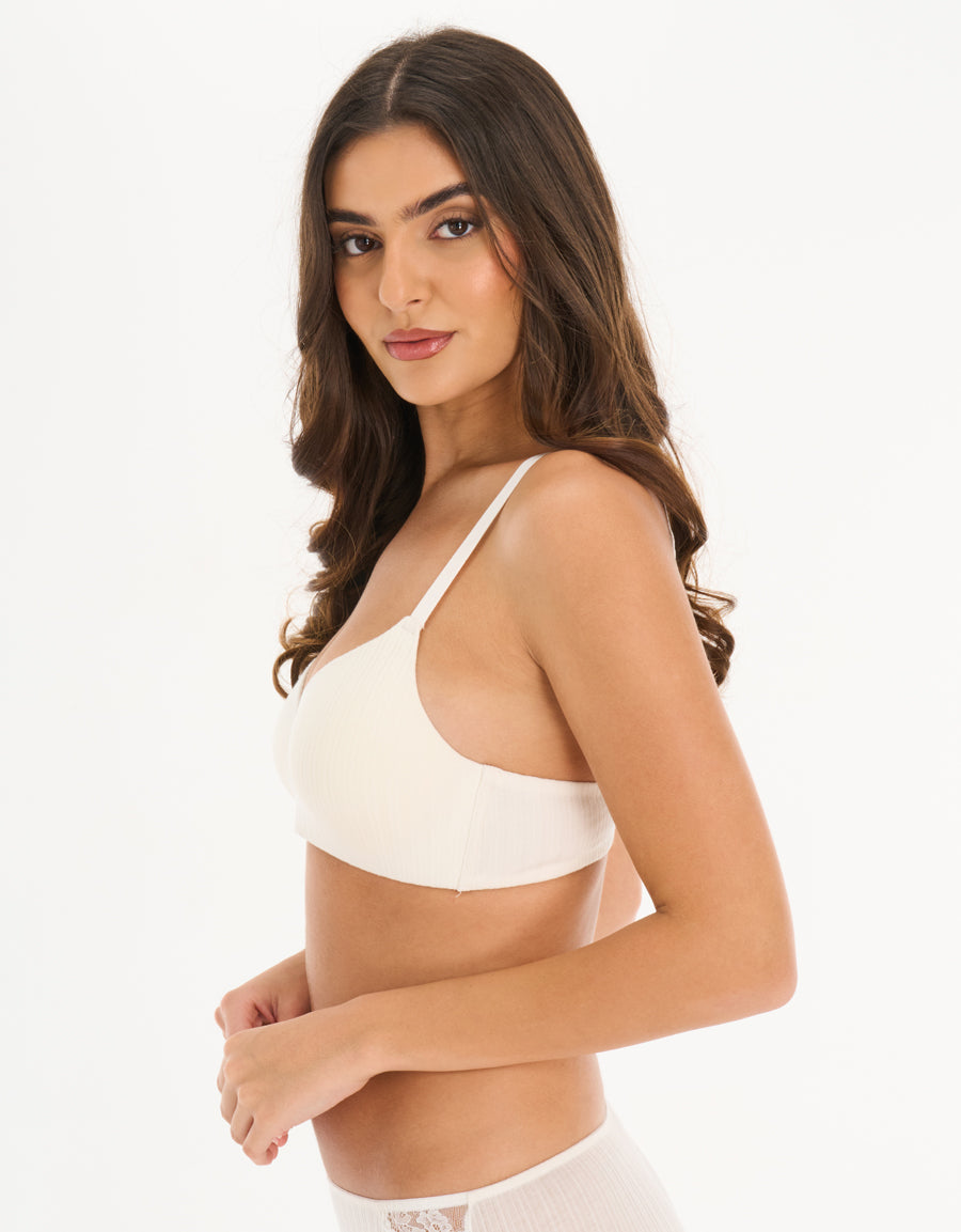 Push Up Bra in White