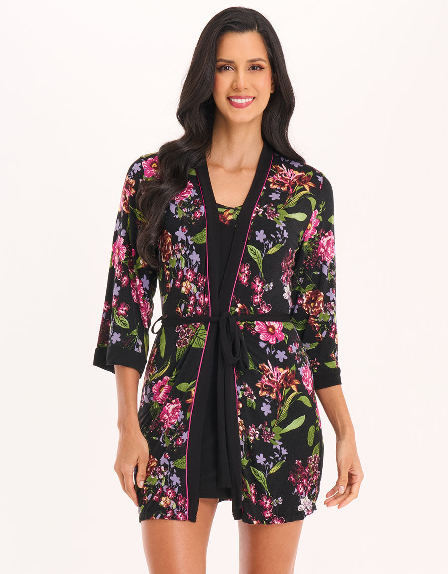 Black Short Dress Set