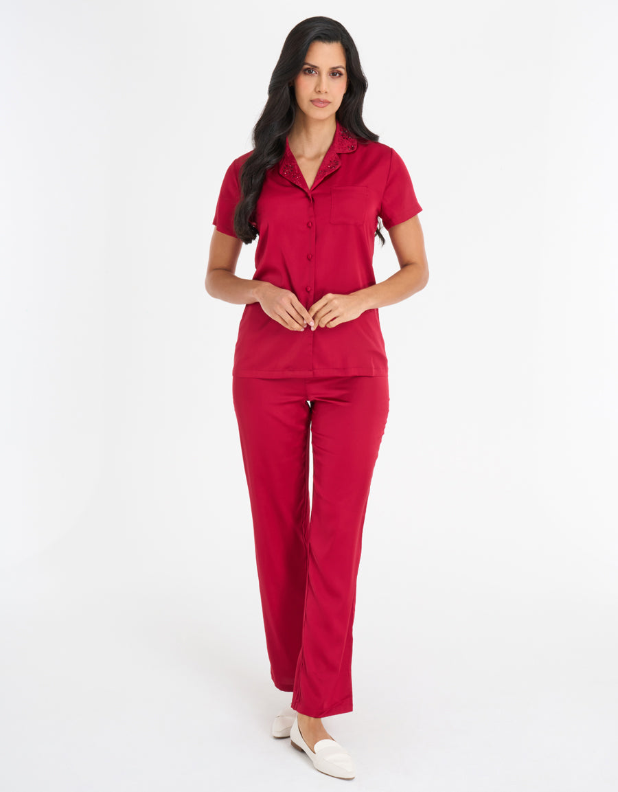 Satin Pajama Set