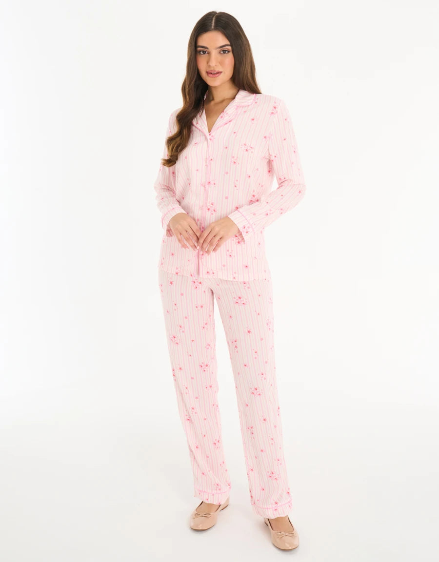 Floral Print Pajama Set