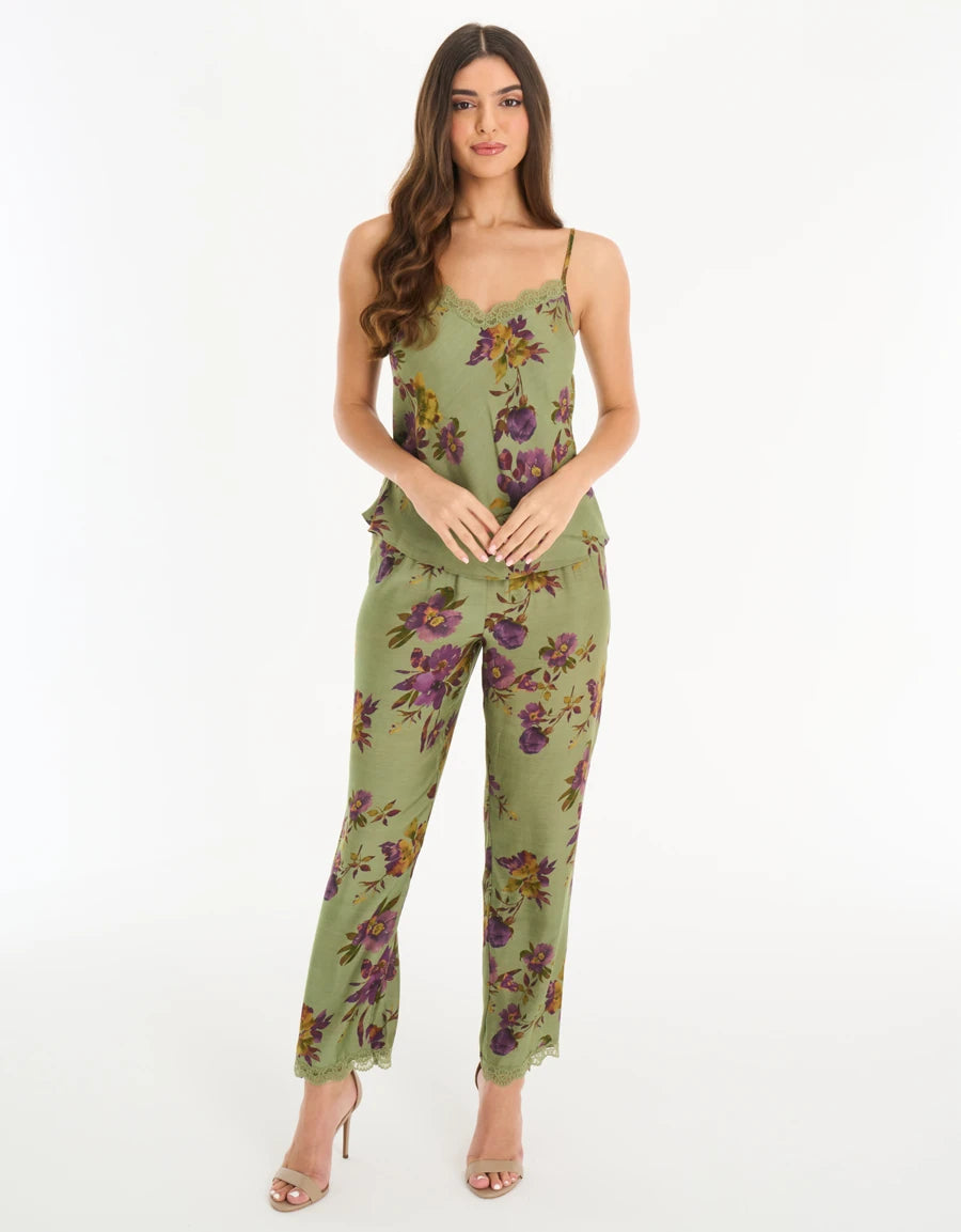 3-Piece Lace-Trim Pajama Sets