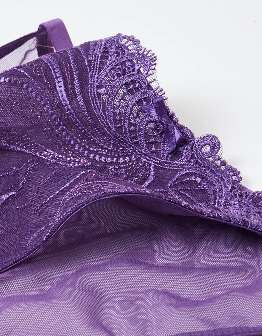 Embroidered Tanga Panty