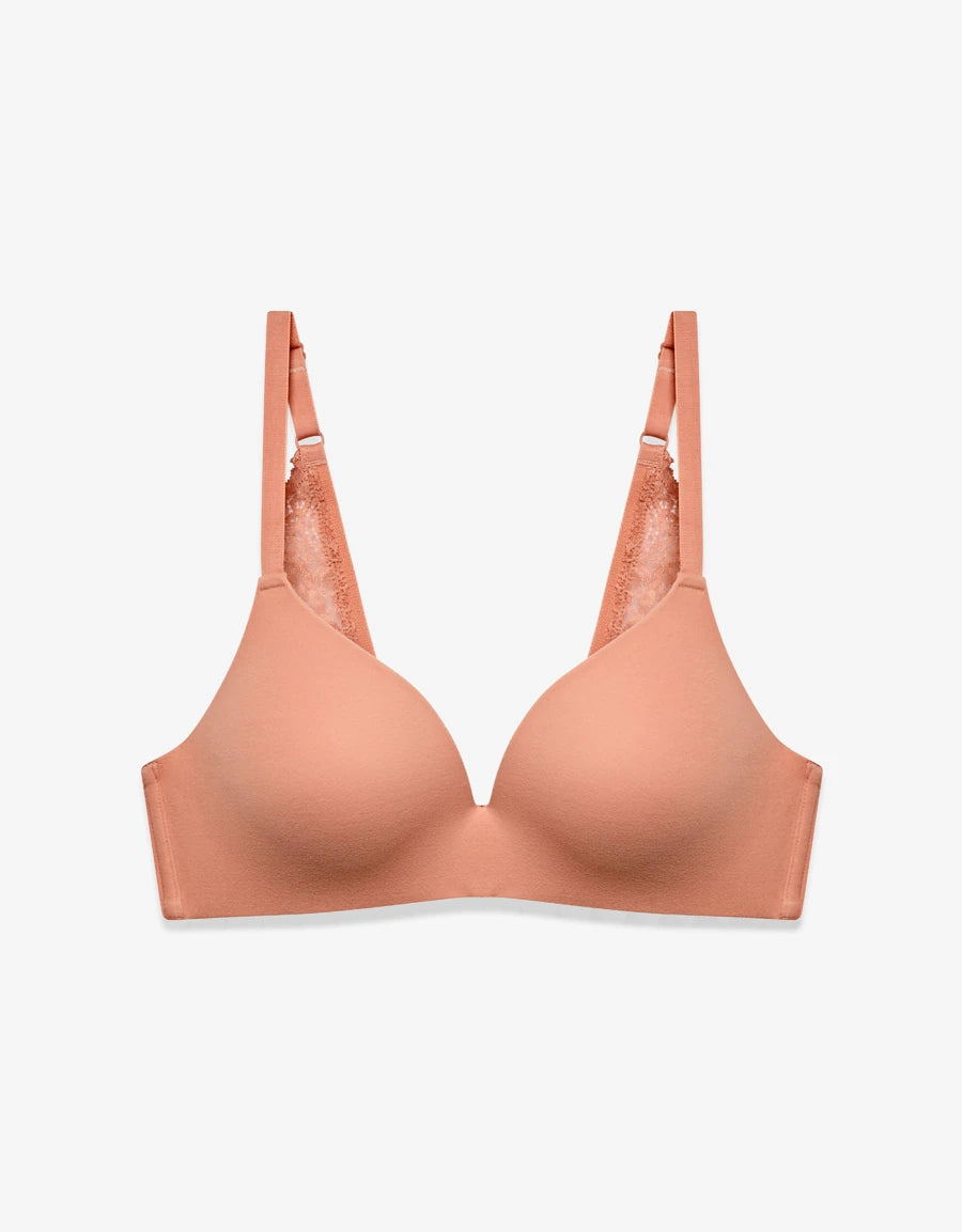 Smooth Microfiber Push-Up Plunge Bra