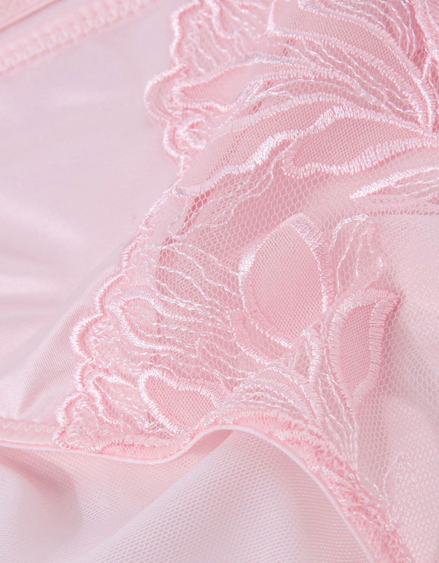 Embroidered Lace Bikini Panty