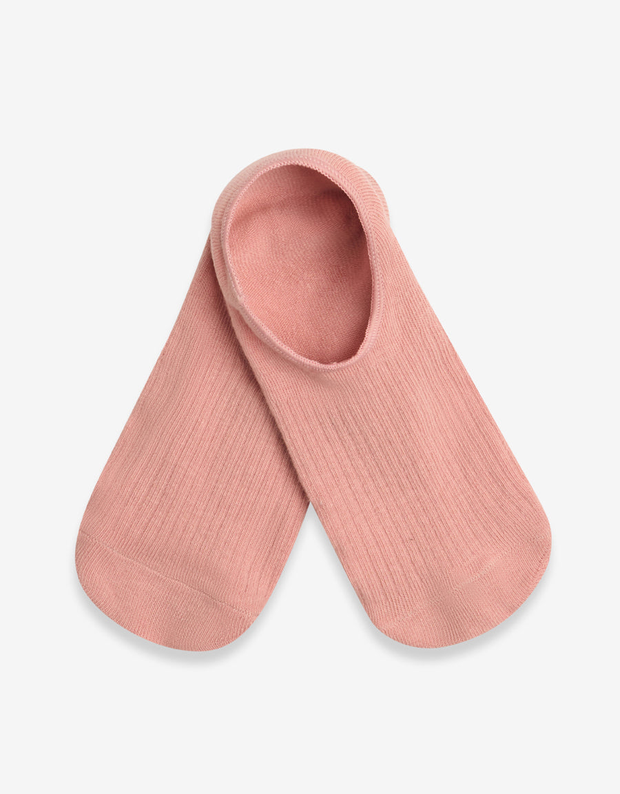 2-Pack Cotton Liner Socks in Pink