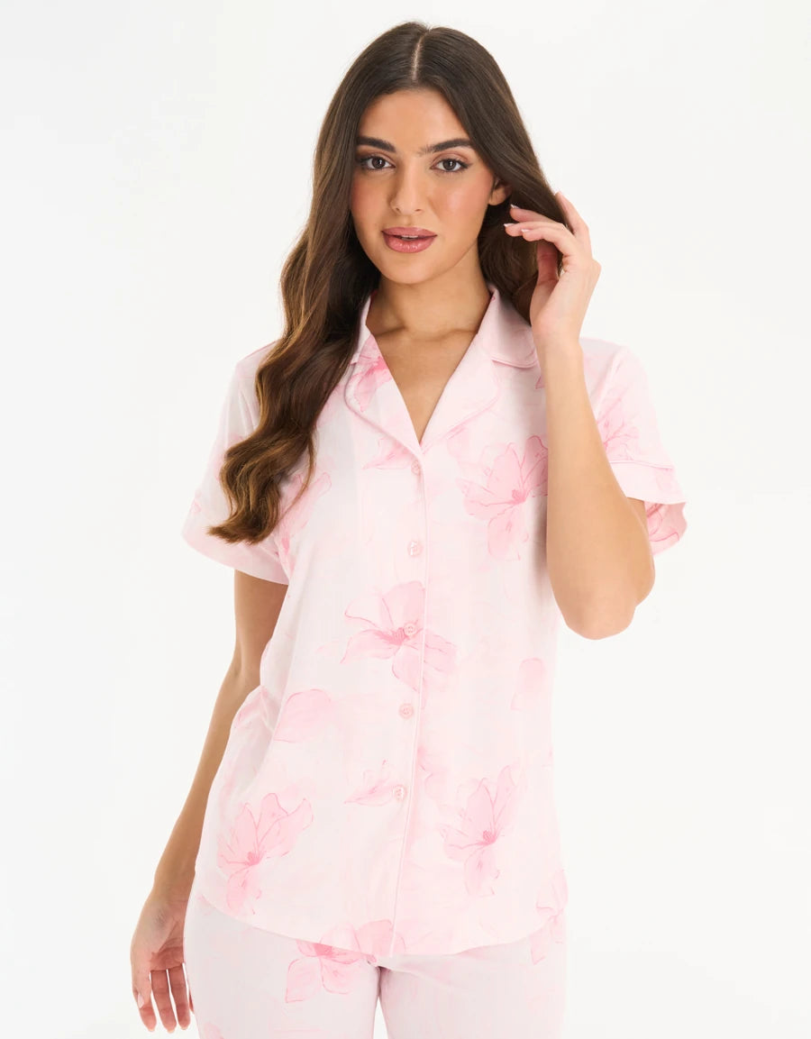 Floral Print Pajama Set