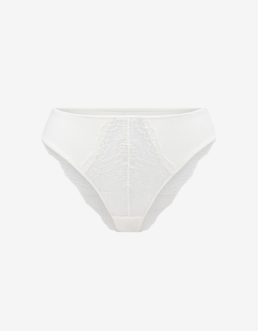Microfiber Lace Brazilian Panty