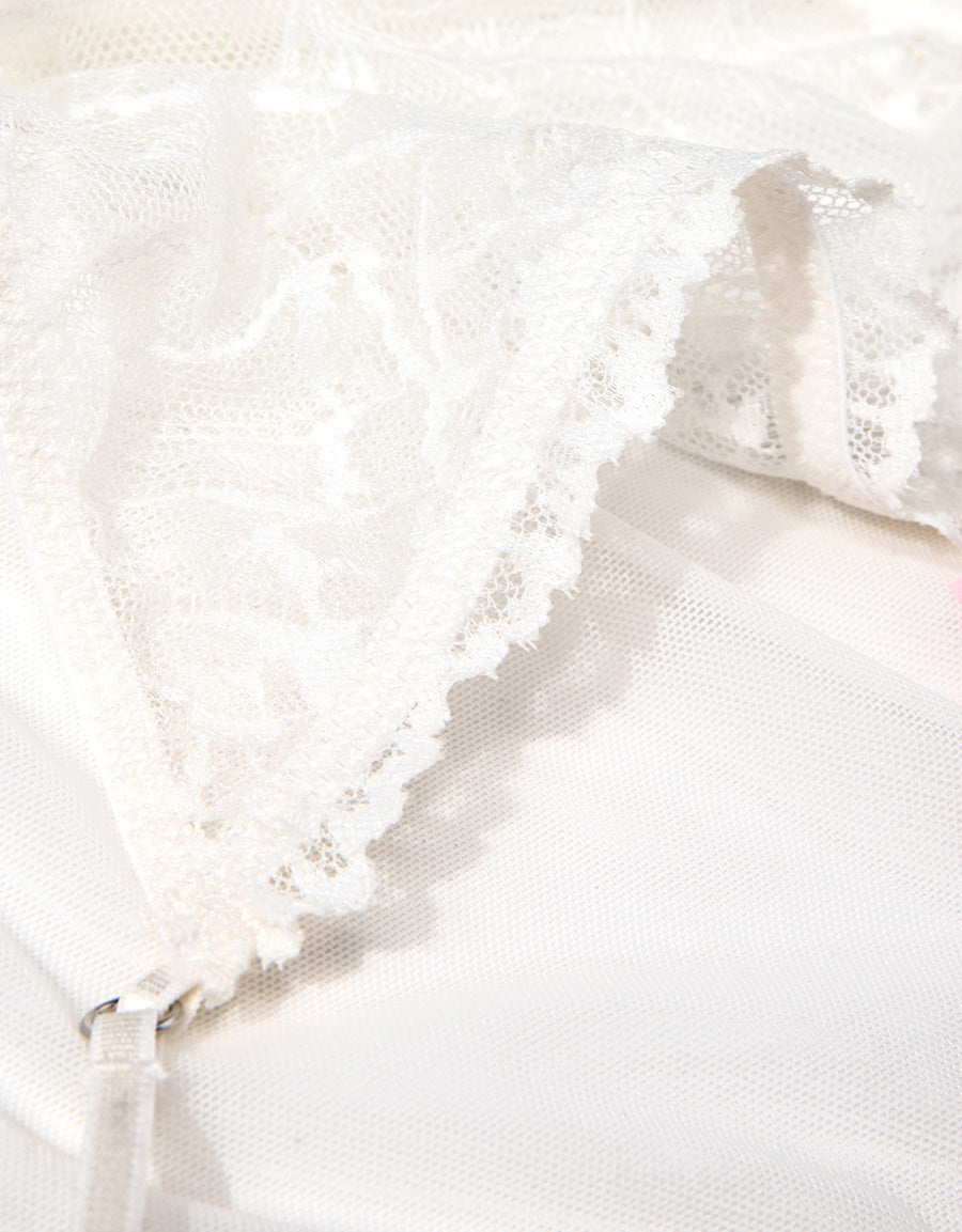 Satin Lace Tanga Panty