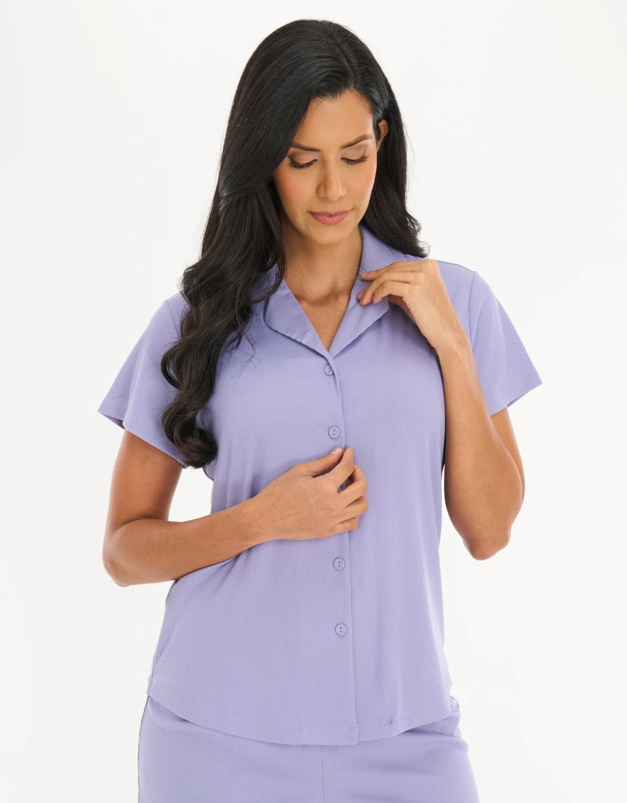 Ribbed Short Pajama Set