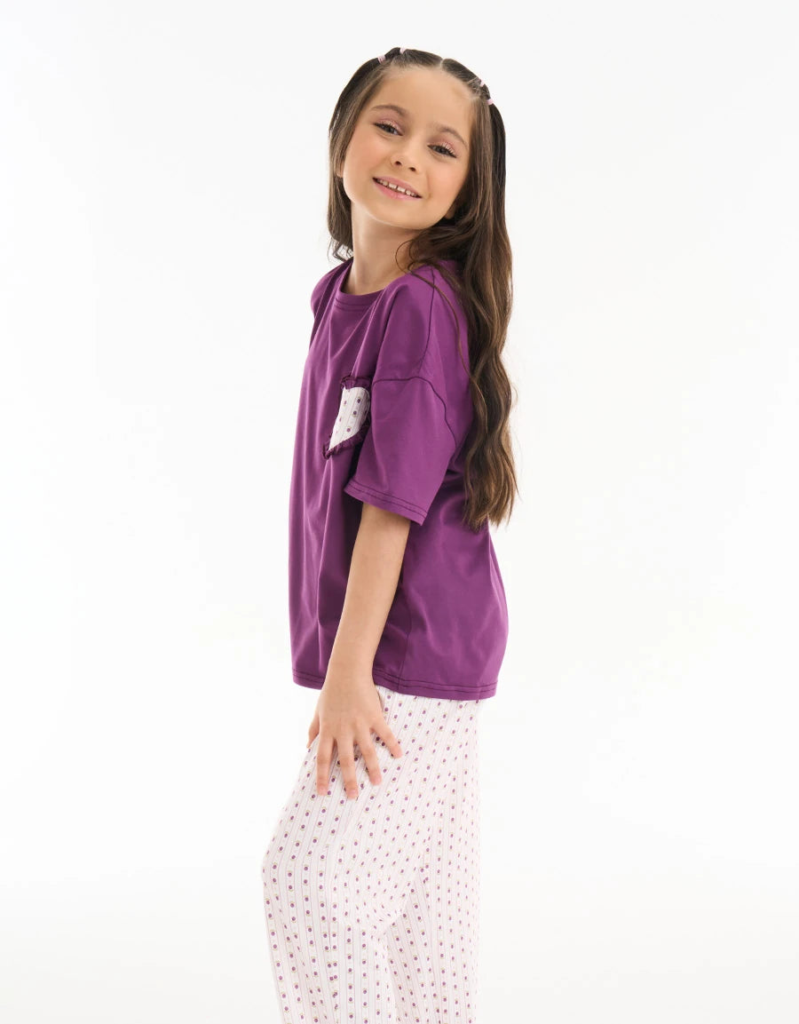 Floral Print Pajama Set