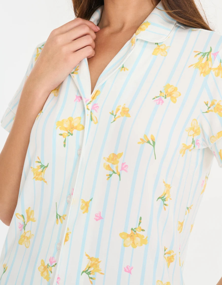 Floral Print Pajama Set