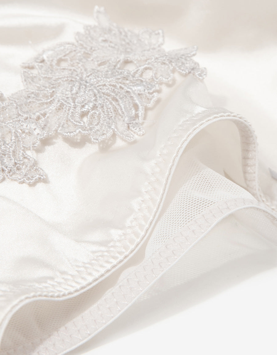 Sequin Embroidered Hipster Panty