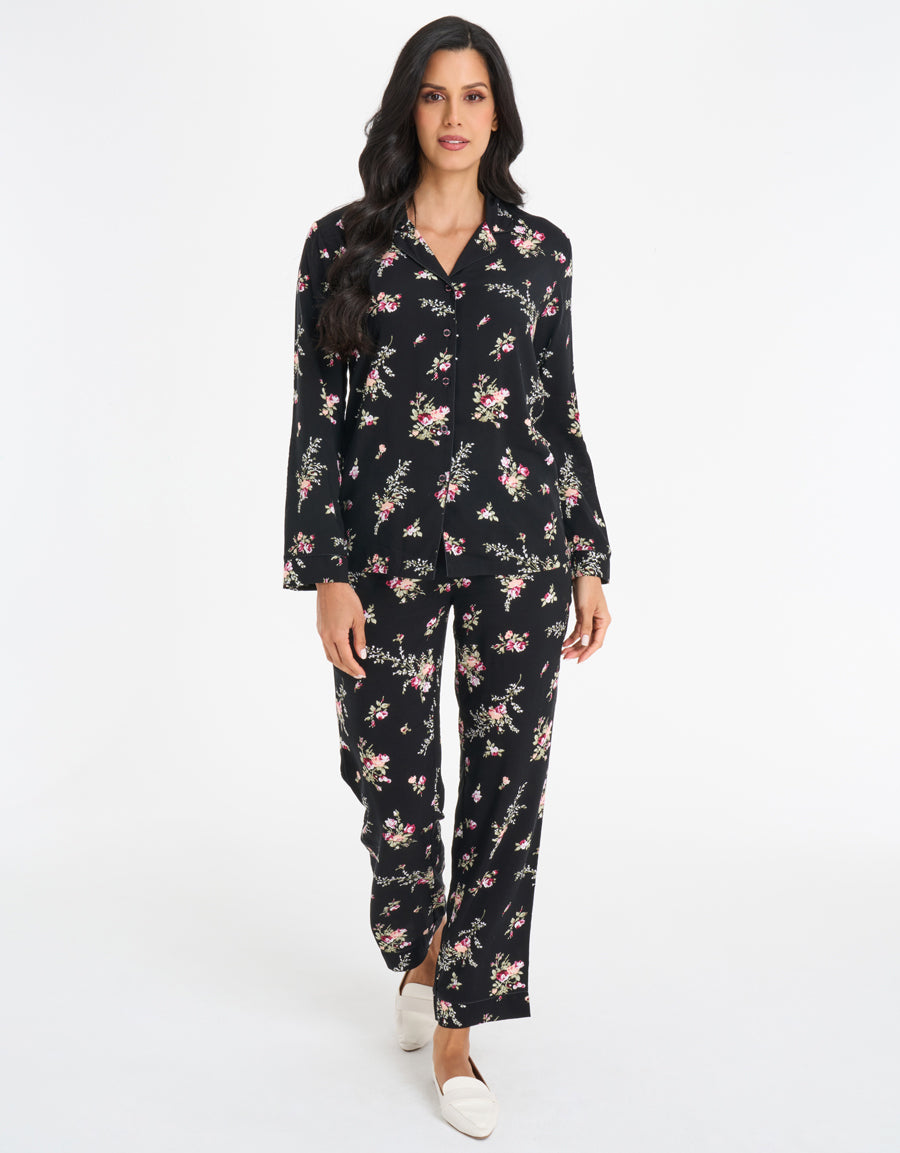 Floral Print Pajama Set