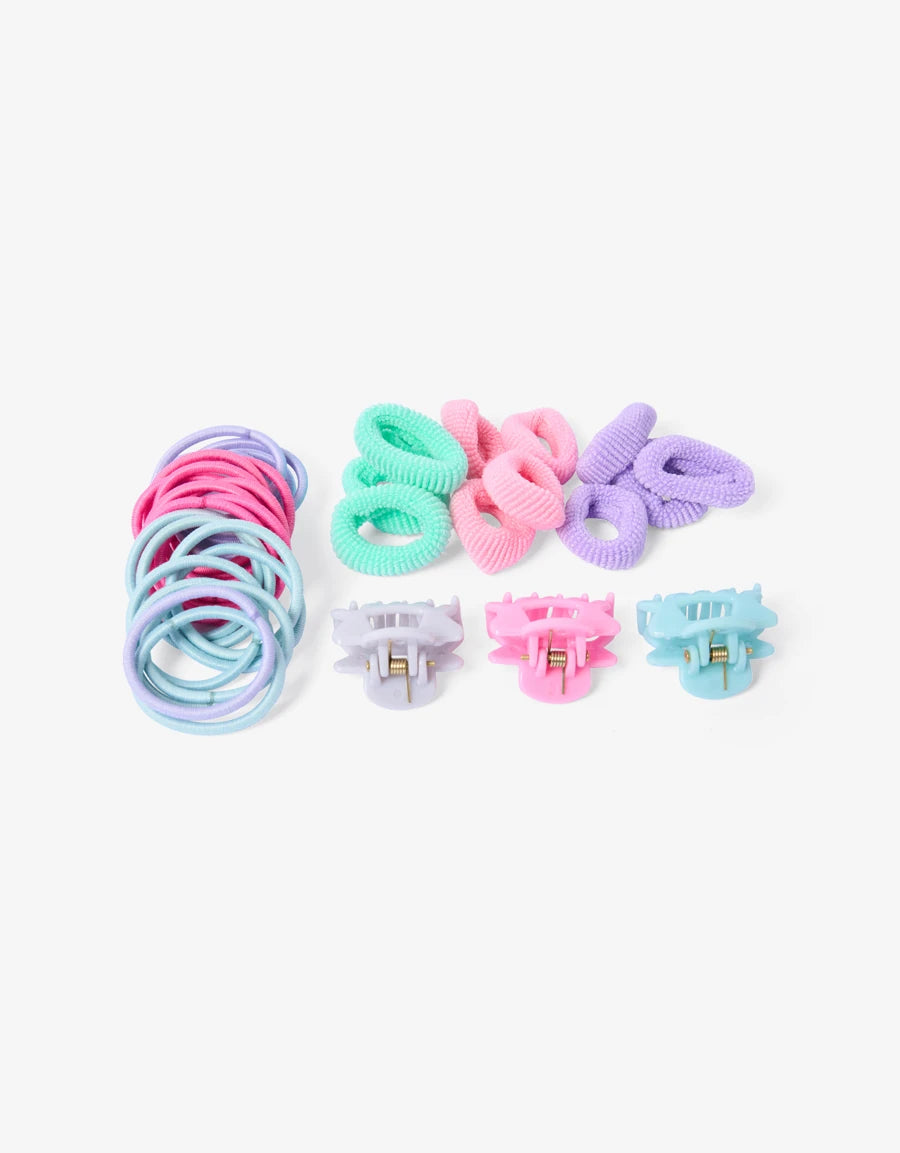 Hello Kitty Hair Elastic & Claw Clip Set