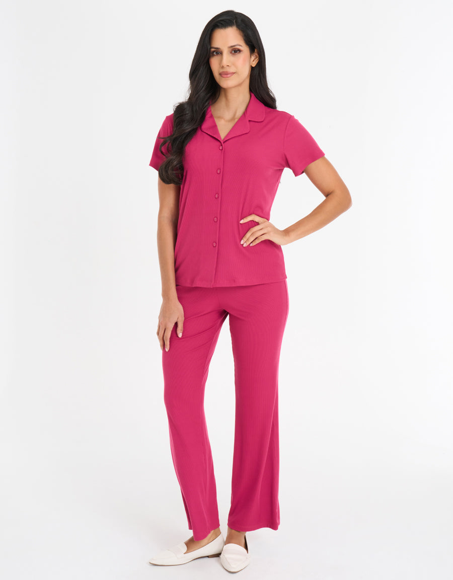 Rib Pajama Set