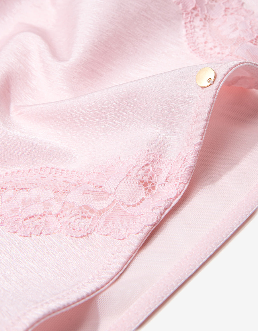 Lace Bikini Panty in Light Pink