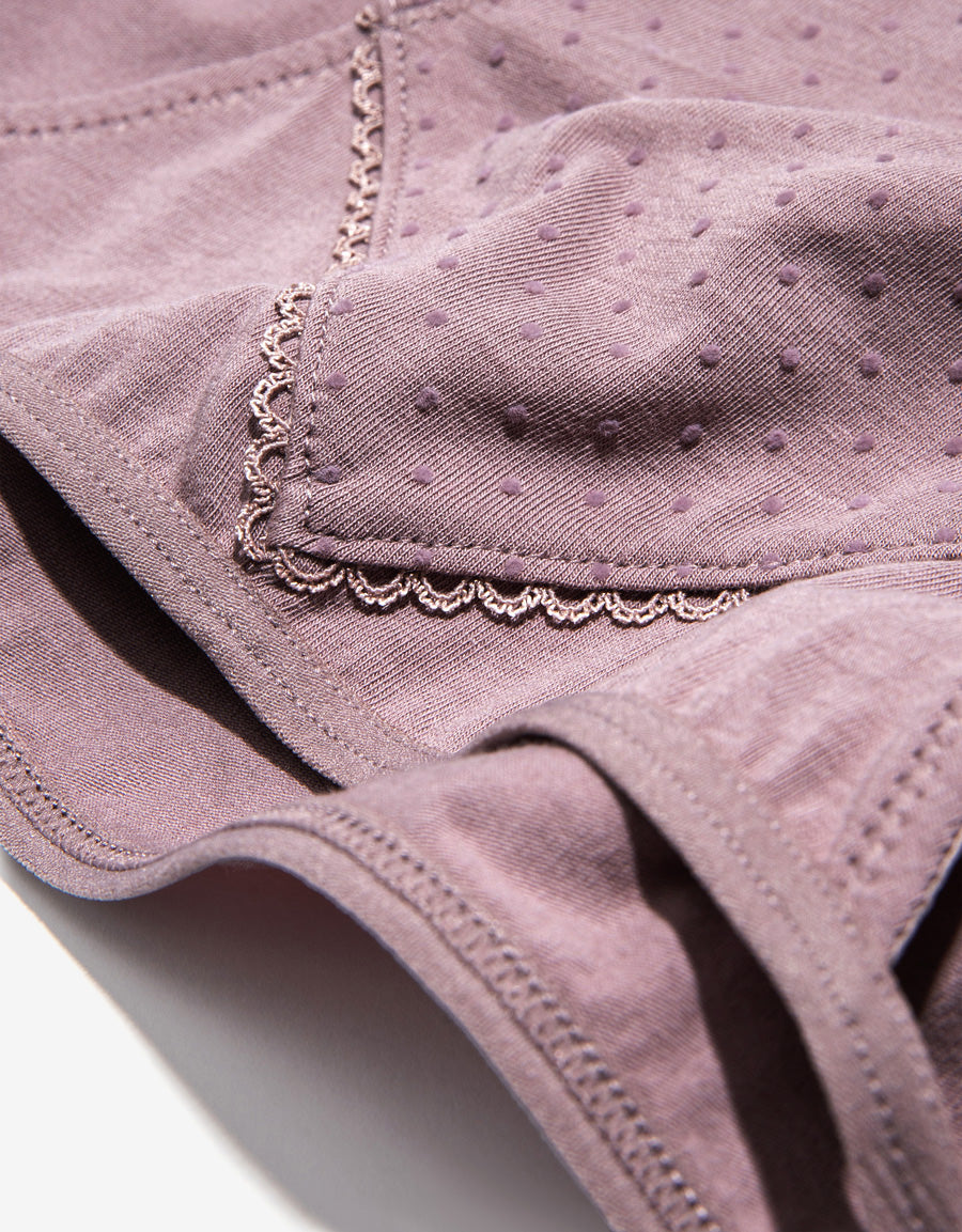 Cotton Tanga Panty in Mocha