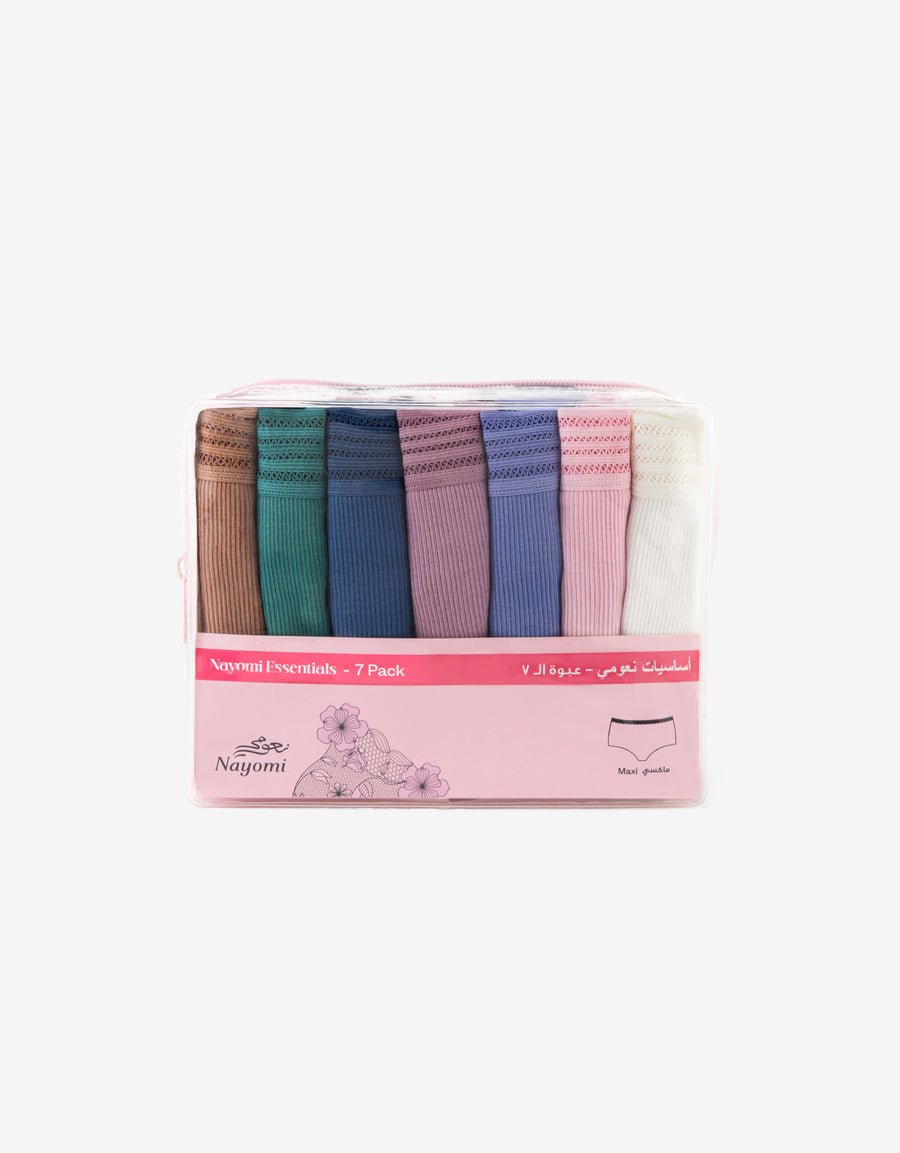 7-Pack Rib Bikini Panties
