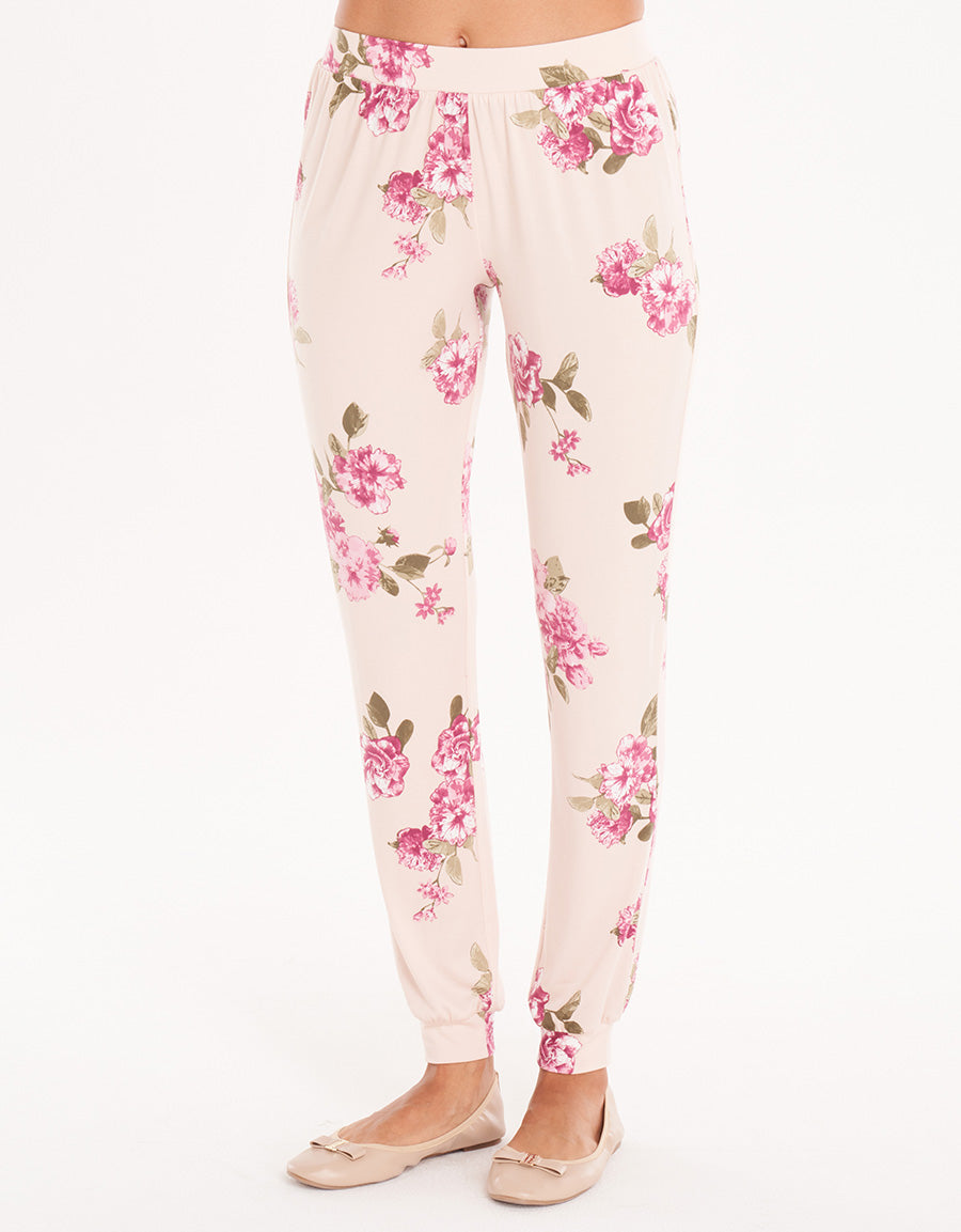 Long Floral Jogger Set