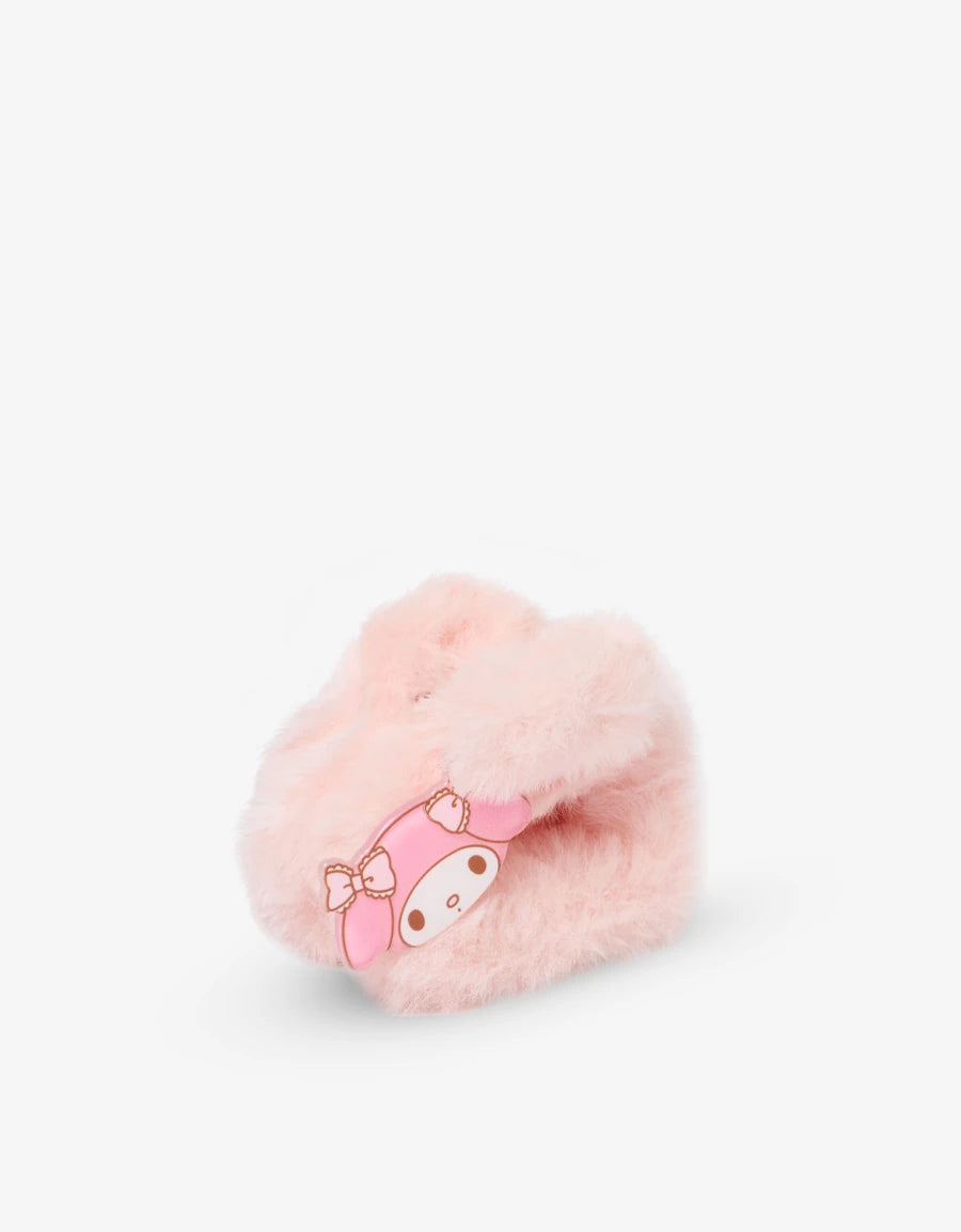 My Melody Feather-Trim Hair Clip