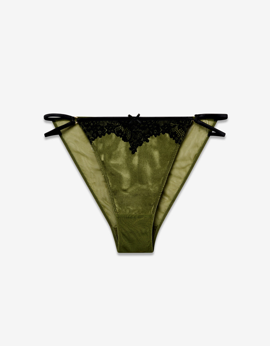 Tanga Panty in Dark Green