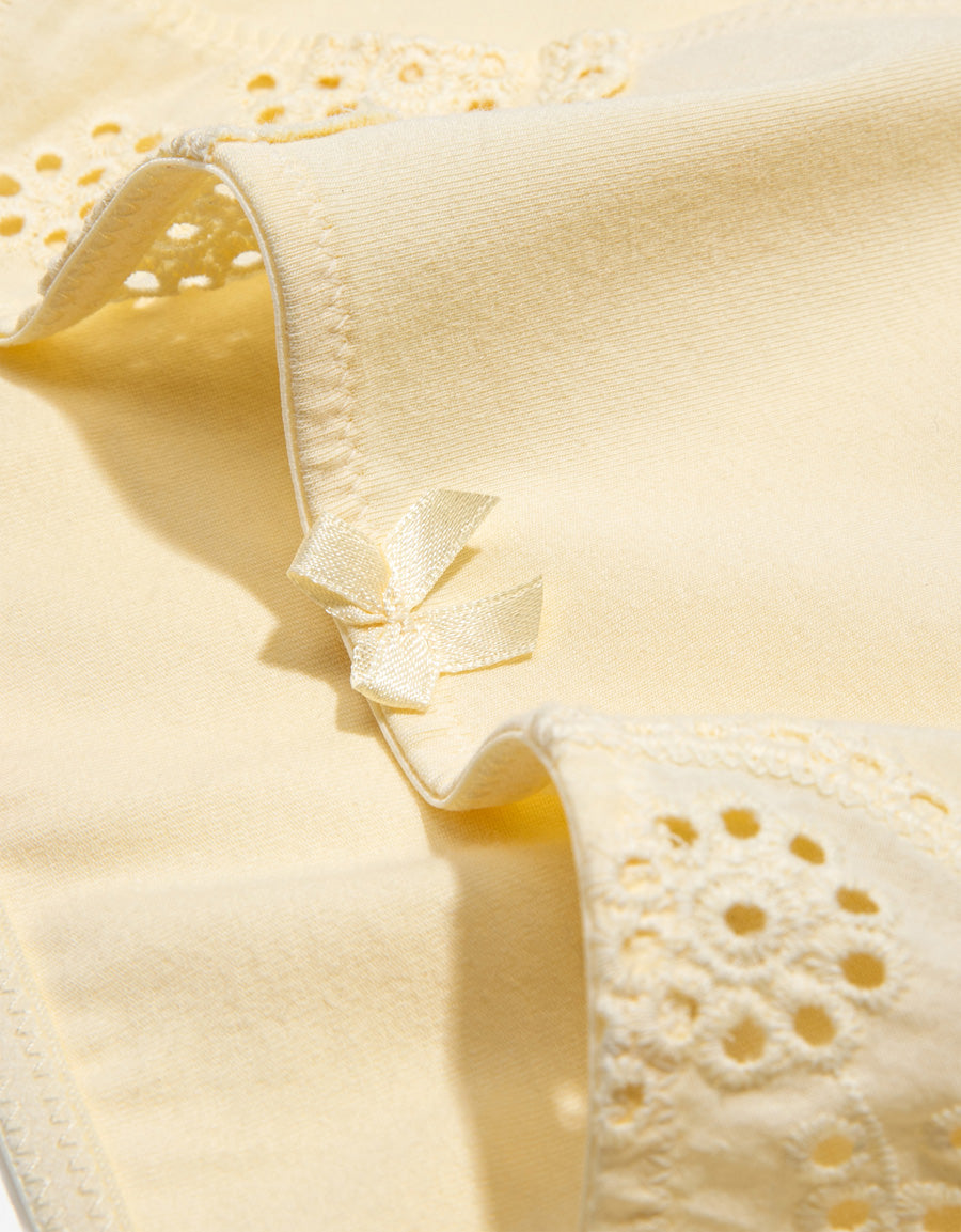 Cotton Bikini Panty in Light Yellow