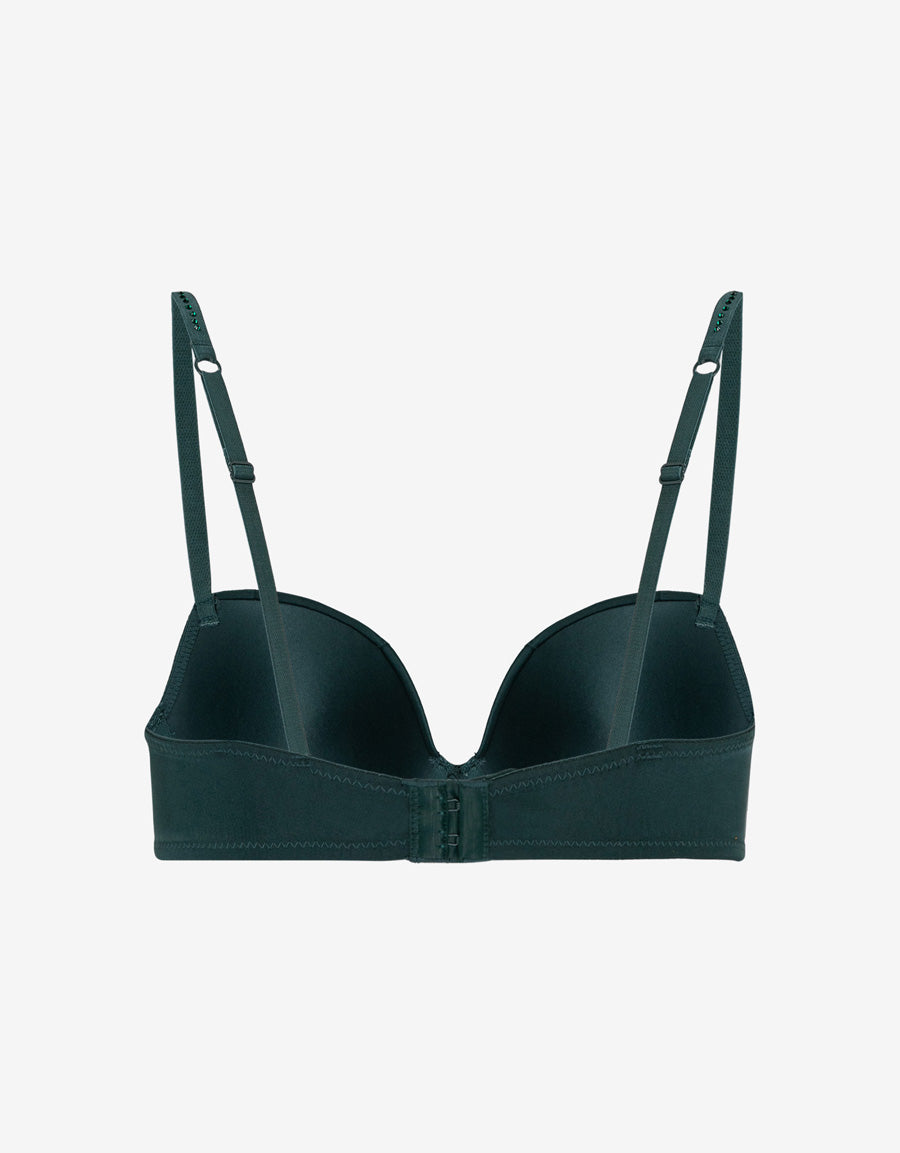 Satin Plunge Bra