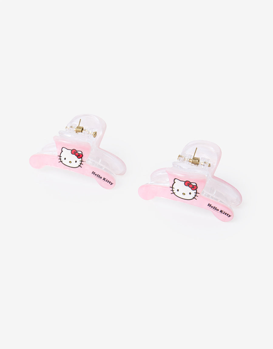 Hello Kitty Mini Hair Claw Clips – 2 Pieces