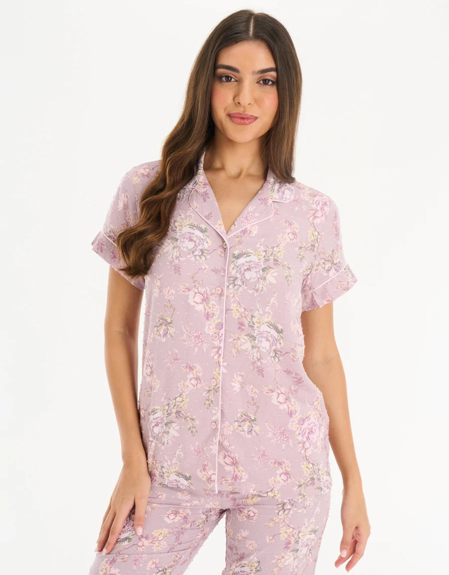 Floral Print Pajama Set