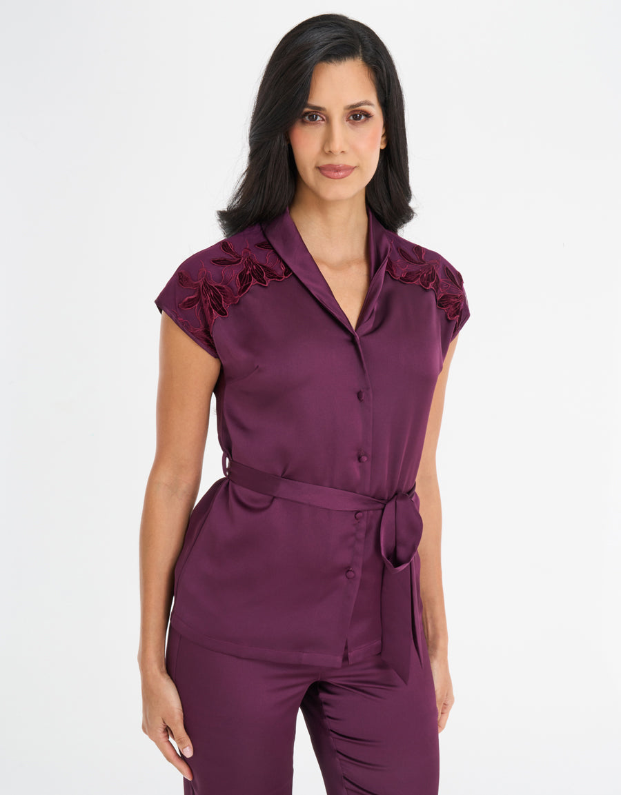 Satin Pajama Set