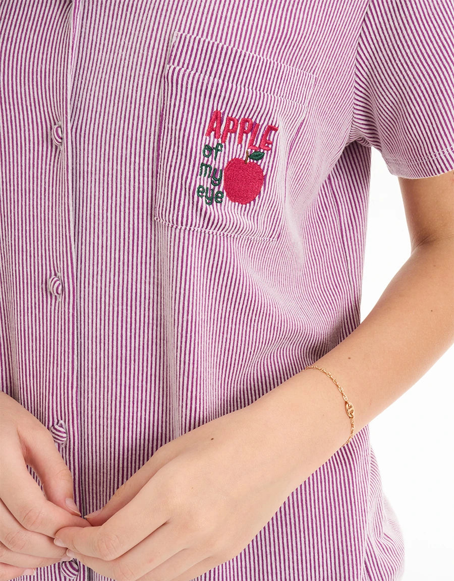 Ribbed Pajama Set