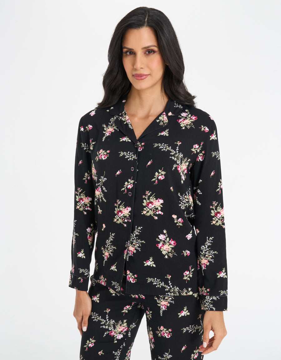 Floral Print Pajama Set