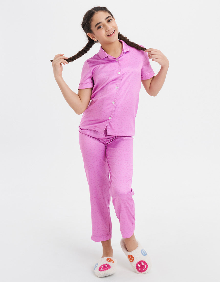 Satin Pajama Set