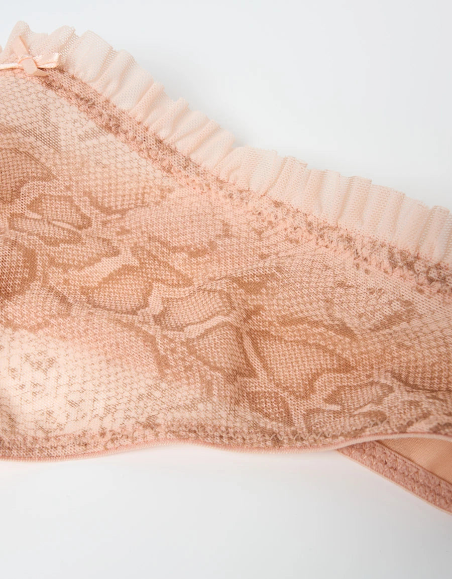 Leopard Print Thong Panty