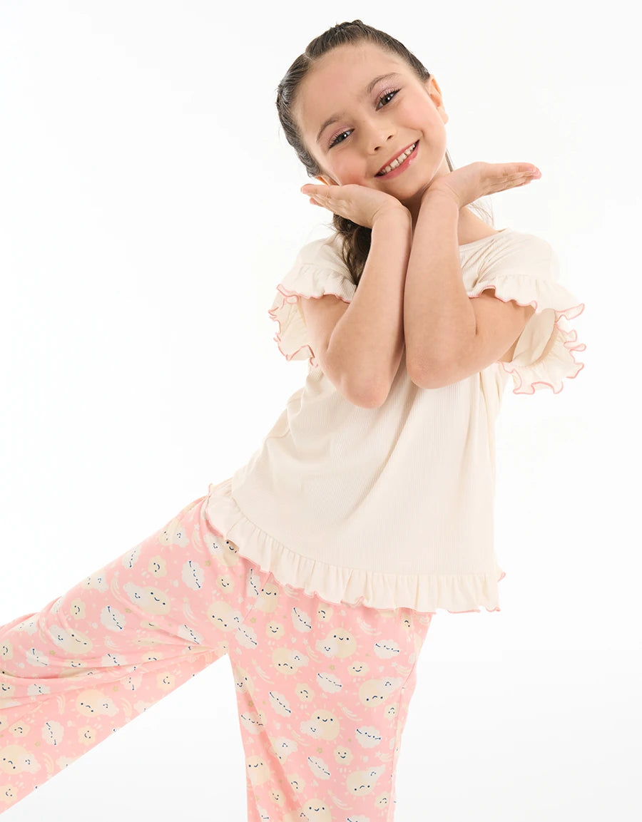 Floral Print Pajama Set