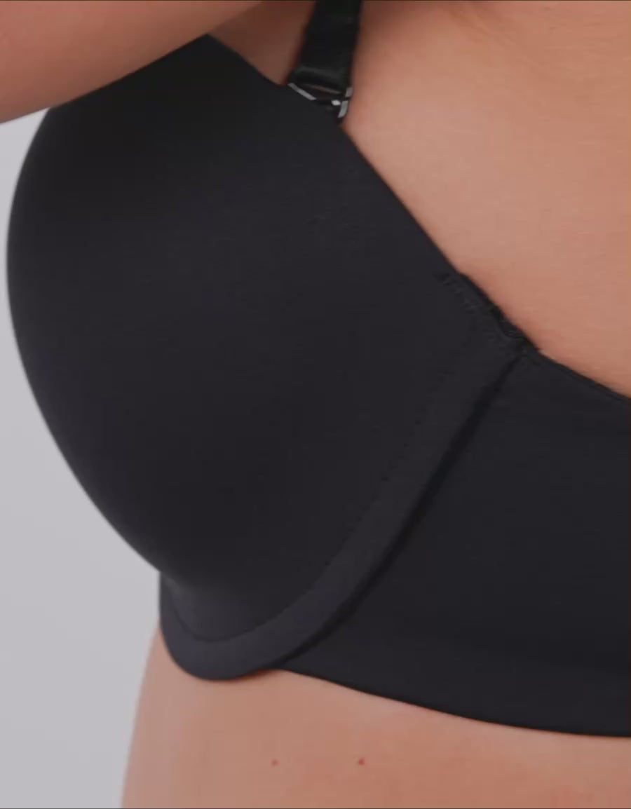 Microfiber Strapless Plunge Bra