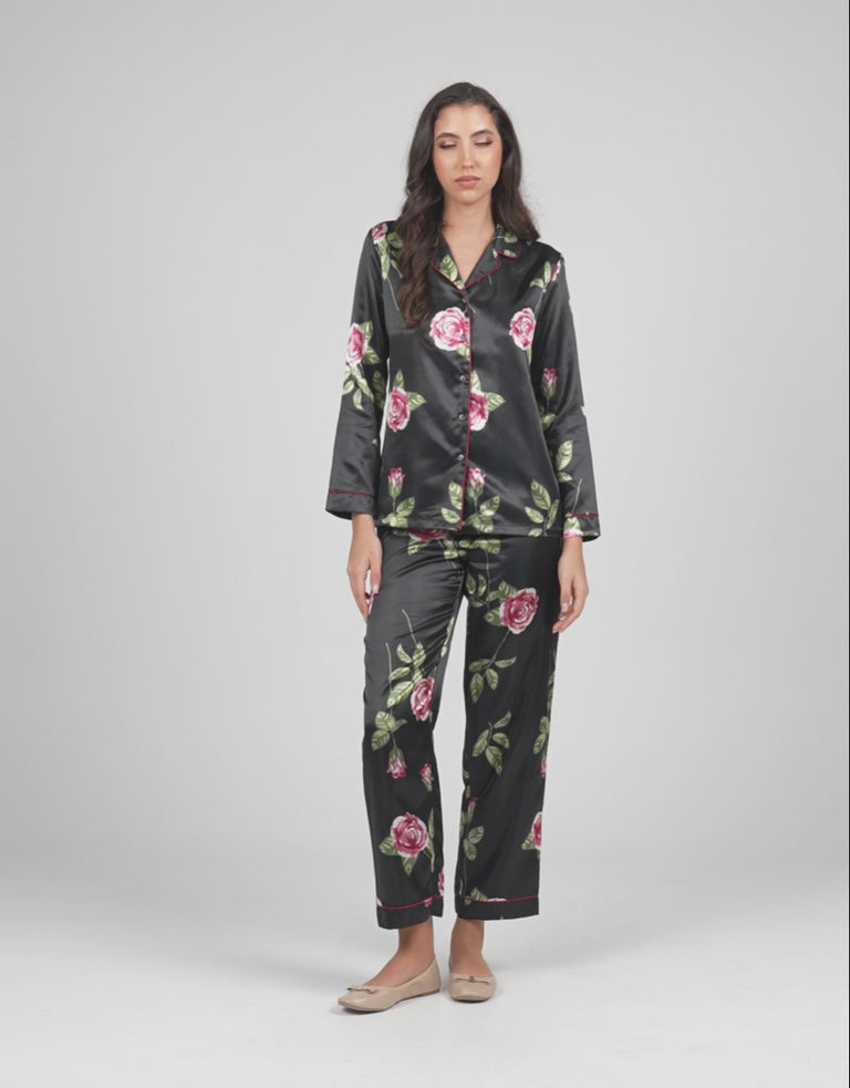 Satin Pajama Set