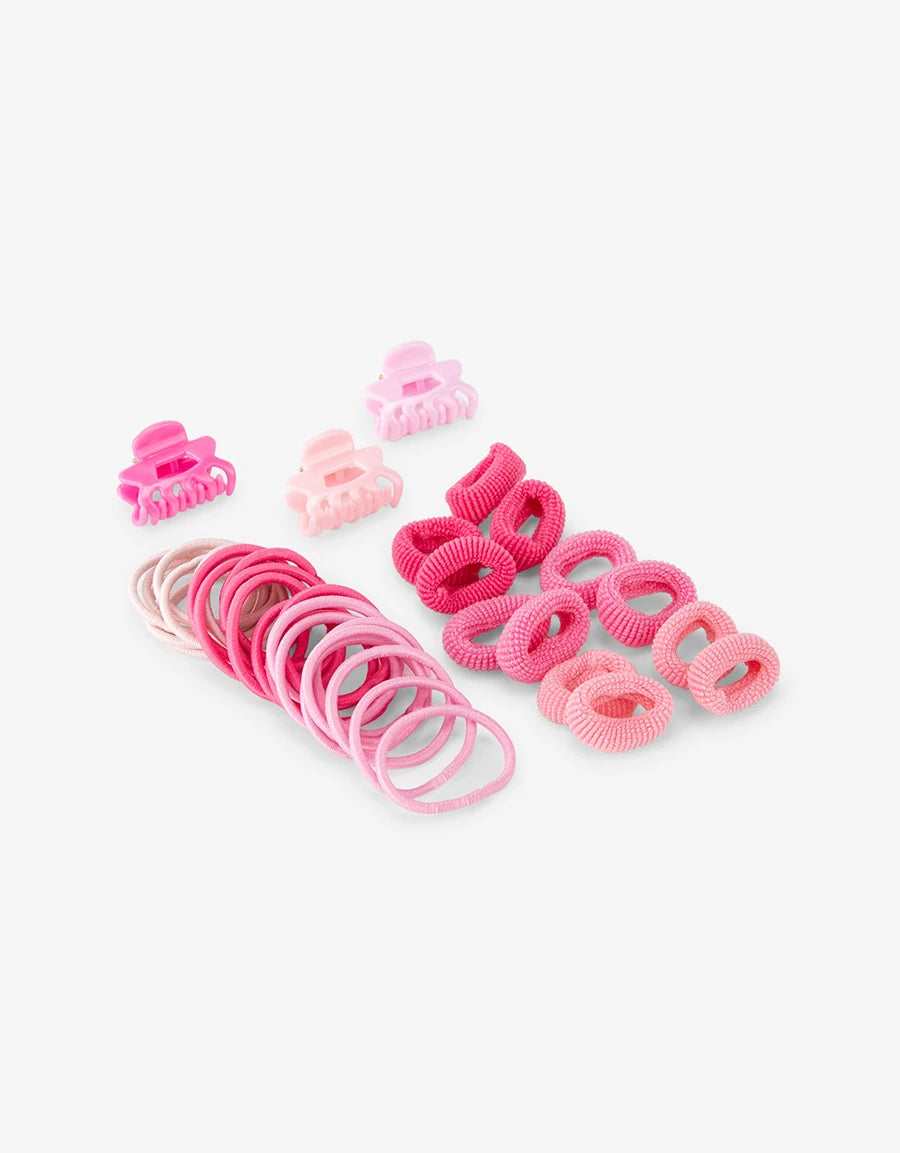 My Melody Hair Elastic & Claw Clip Set