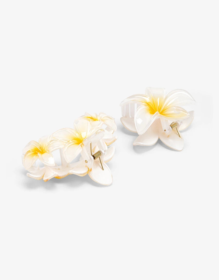  Floral Hair Clip Set