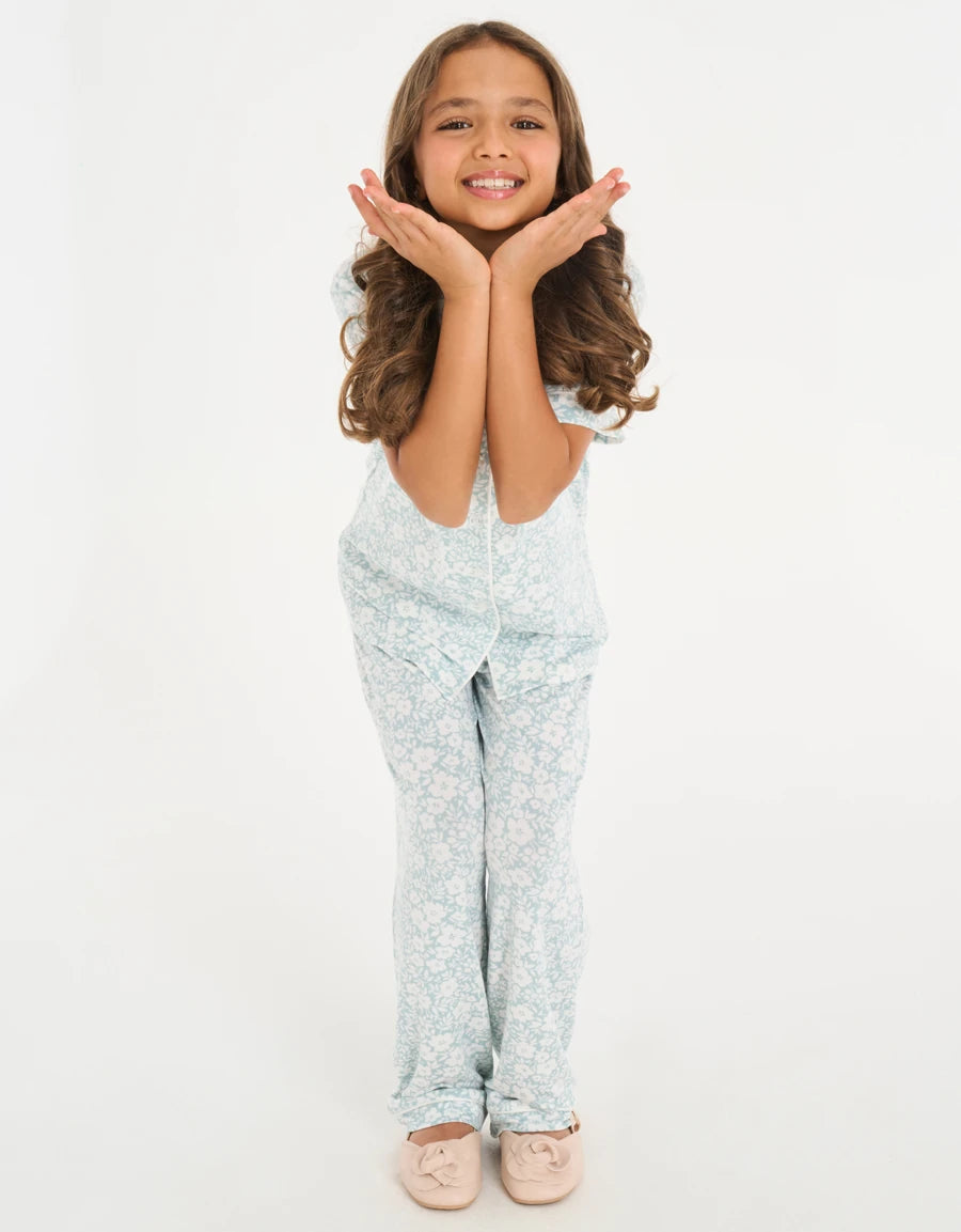 Floral Print Pajama Set