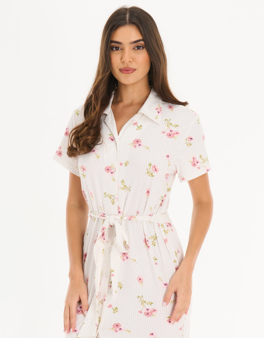 2-Pack Long Nightdresses in White