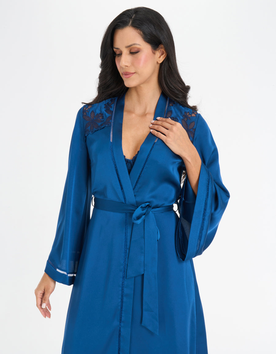 Satin Long Robe