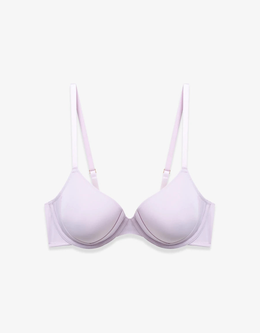 Smooth Microfiber Padded Plunge Bra