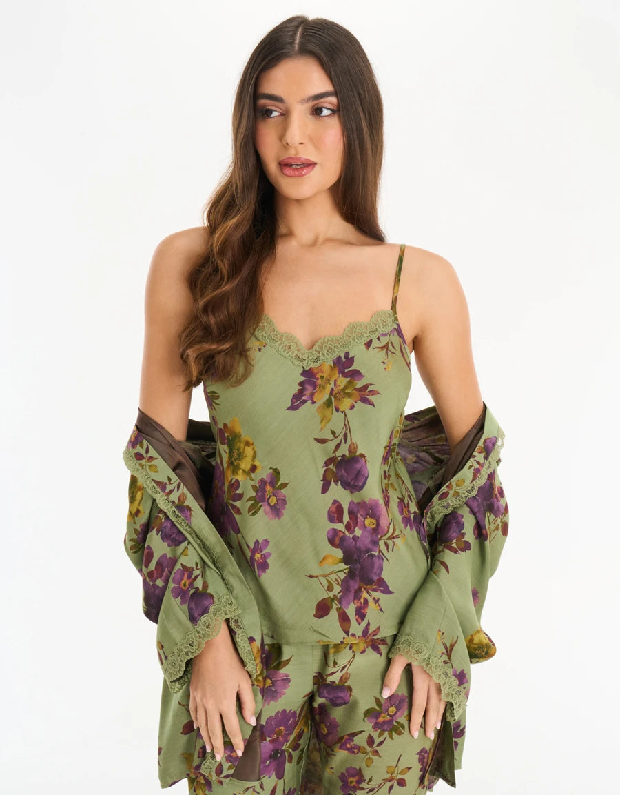 3-Piece Lace-Trim Pajama Sets