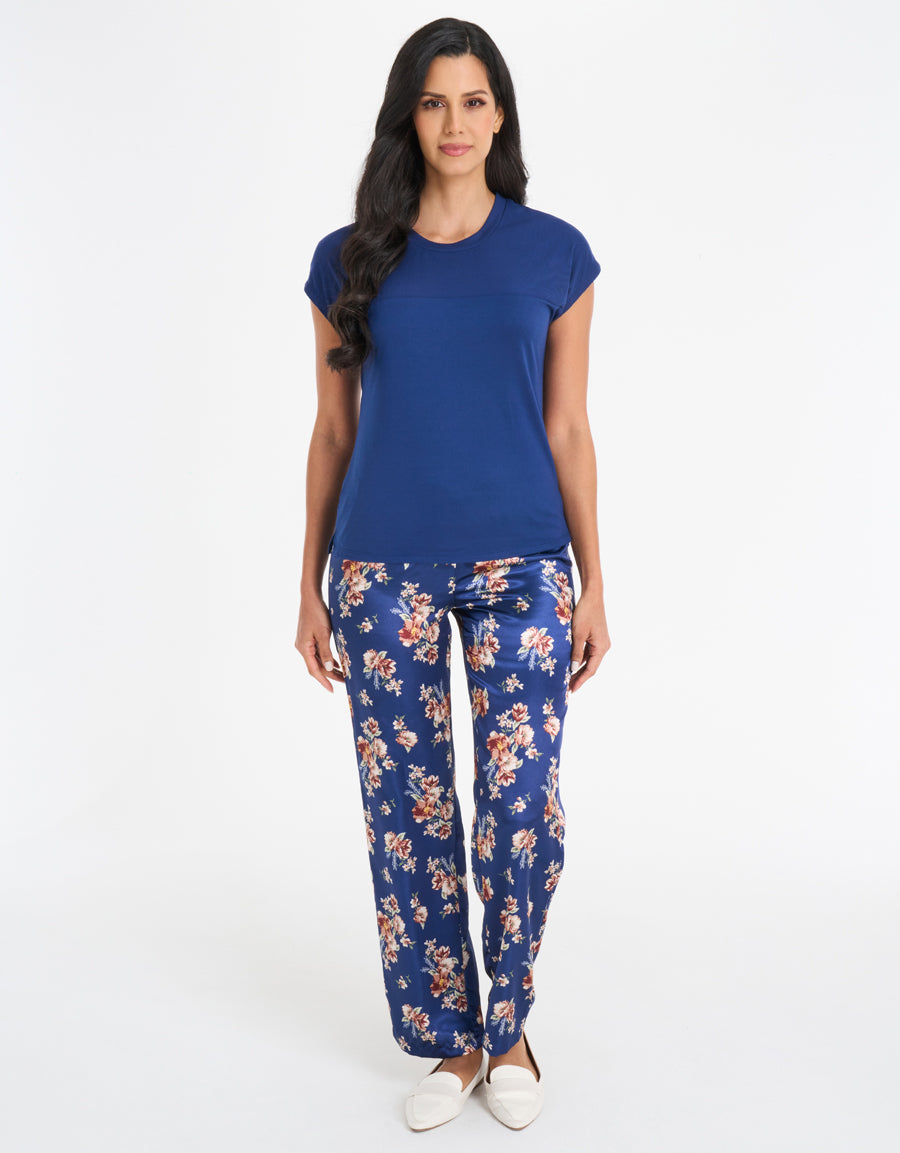 Floral Print Pajama Set