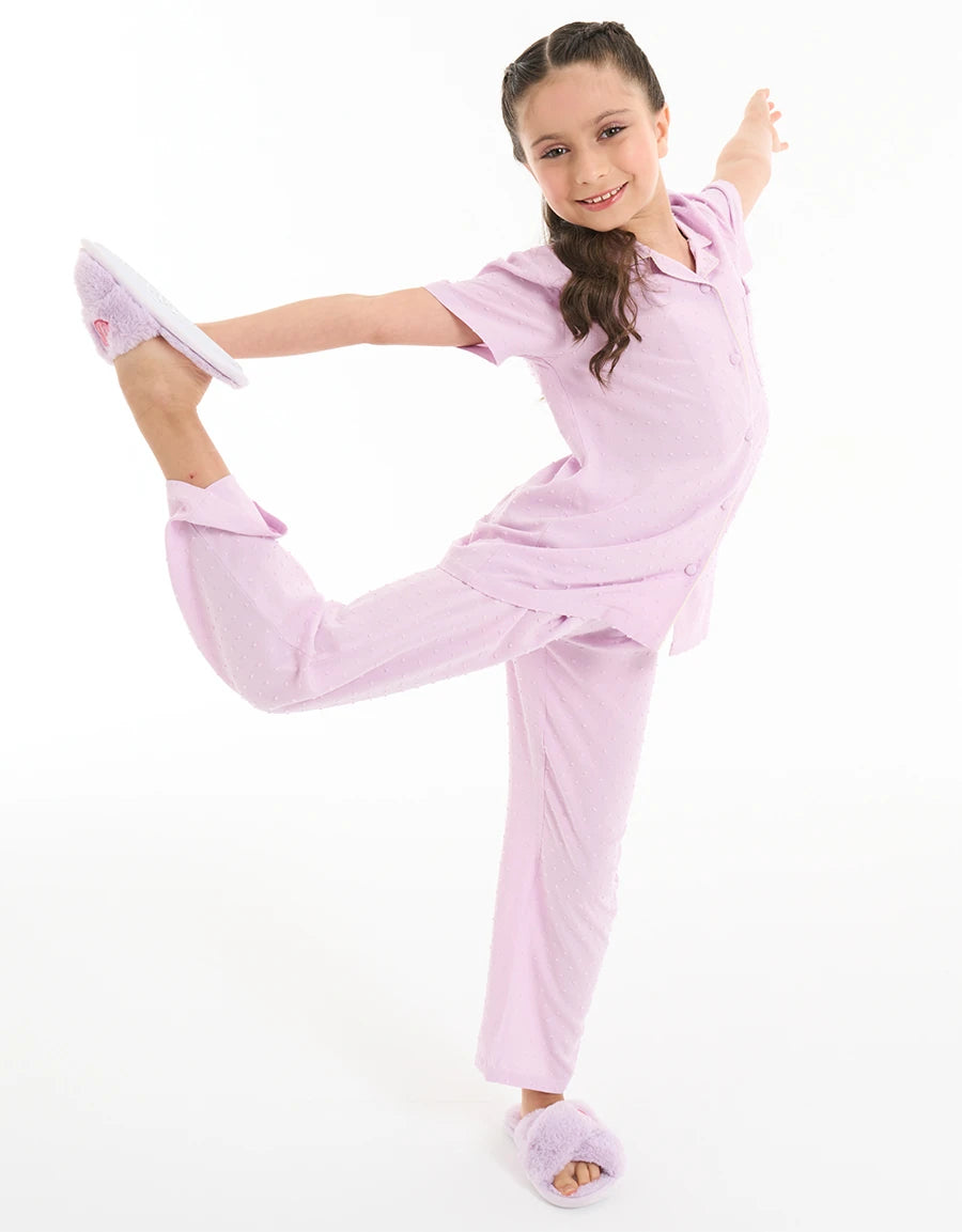 Viscose Dobby Pajama Set