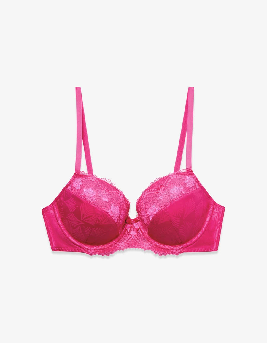 Lace Push-Up Balconette Bra