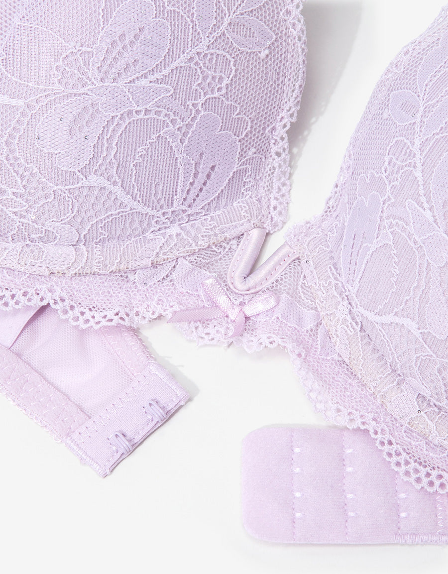 Lace Bridal Plunge Bra